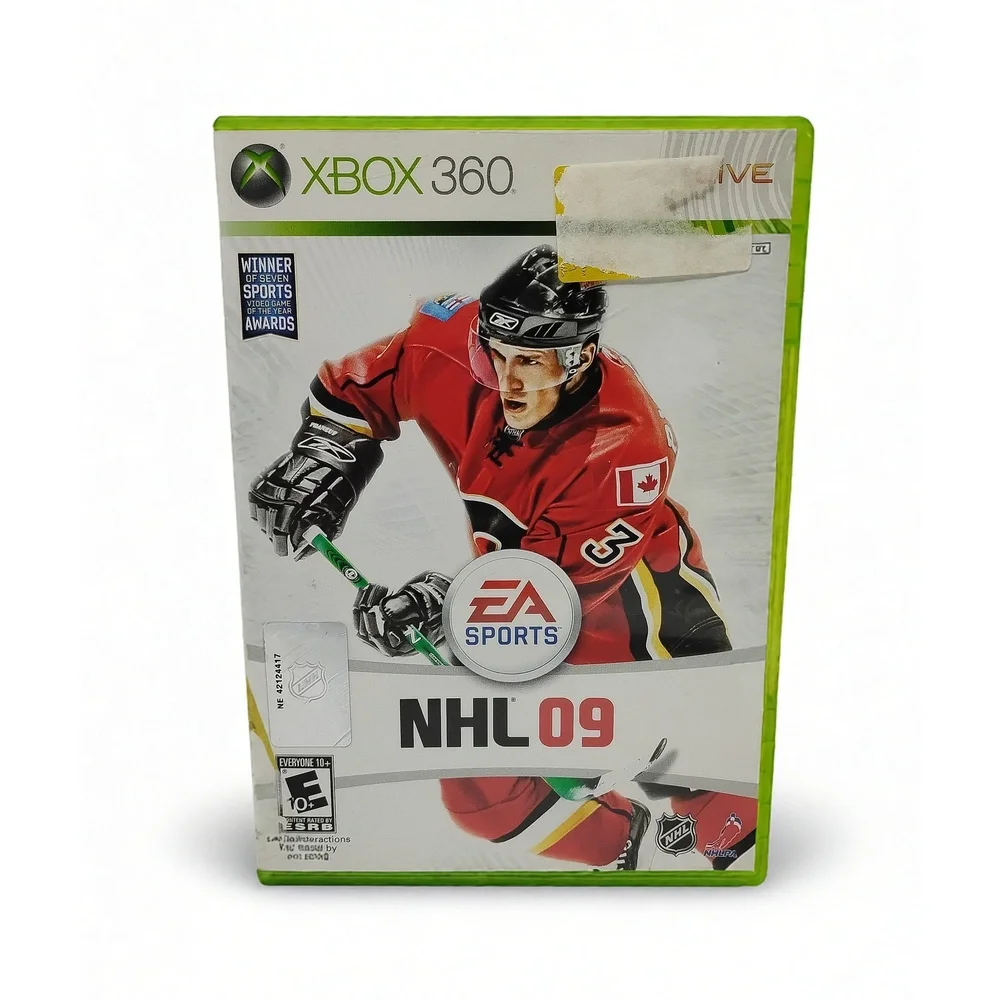 NHL 09 Xbox 360 Ice Hockey Sports Simulation Game Def Skill Stick Pro Mode